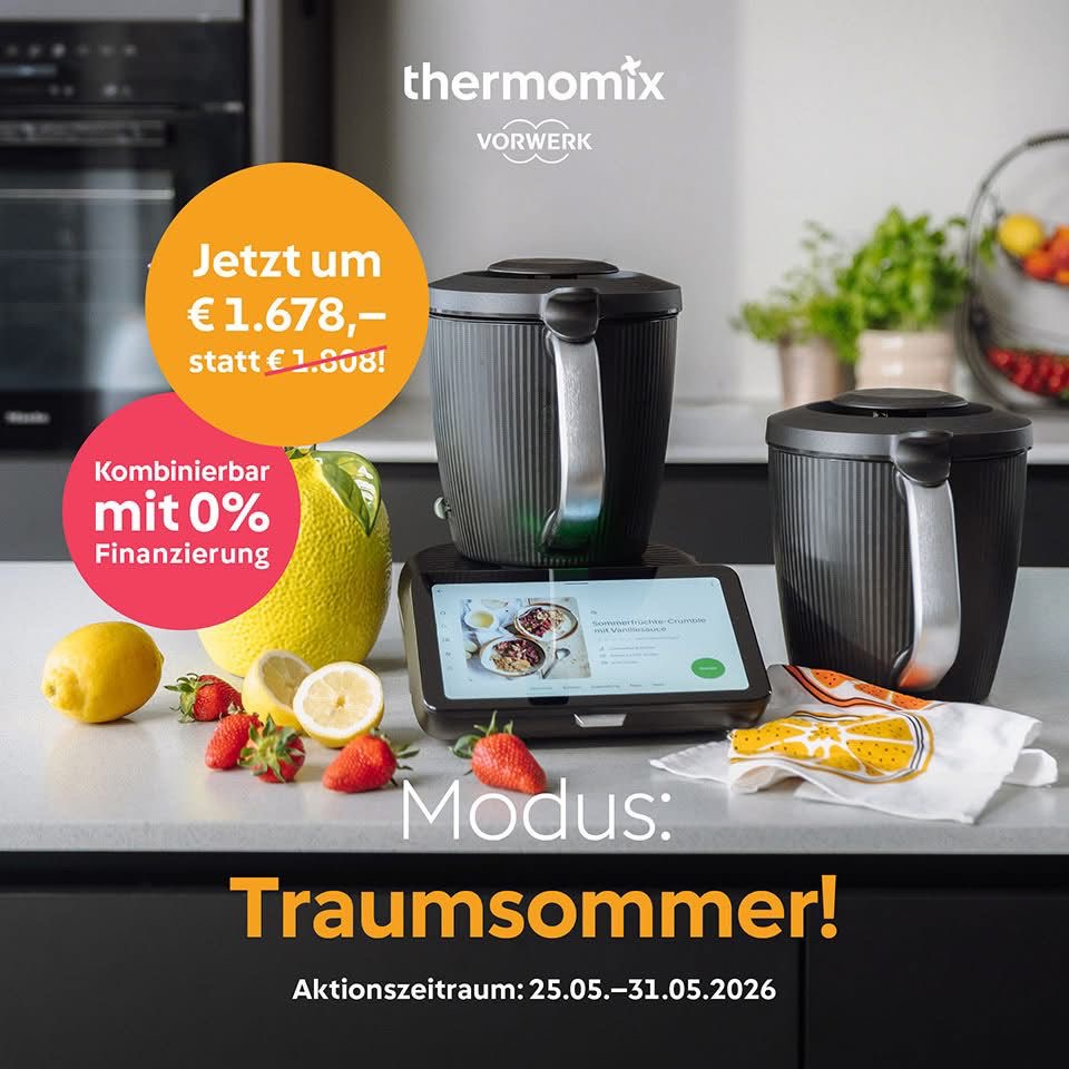 Thermomix TM7 mit 2. Mixtopf & 0% Finanzierung
